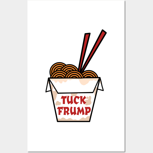 Tuck Frump Noodles Wall Art by OneEyedGuy